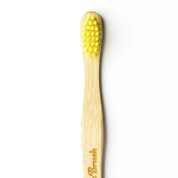 Humble Brush Doğal Yumuşak Çocuklar için Diş Fırçası - Sarı