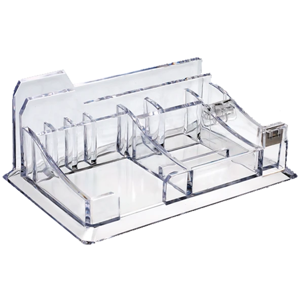 Ops Masa Seti Ataşlık-Kağıtlık-Kalemlik Bant Makinalı Plastik Şeffaf KLM 302