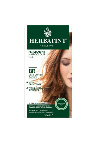 Herbatint Bitkisel Saç boyası 8R Blond Clair Cuivre