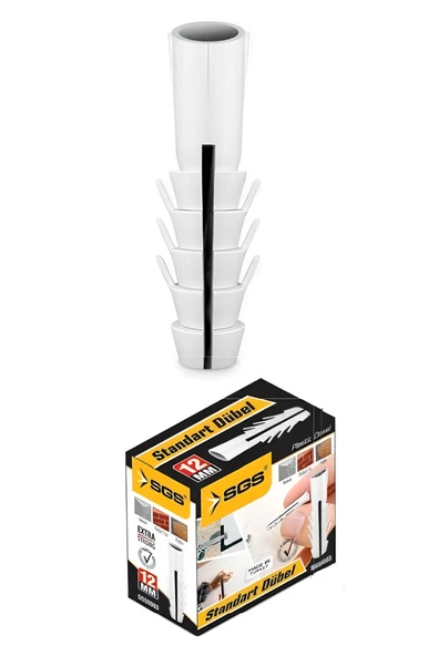 12 MM STANDART DÜBEL KUTULU (PK/25AD)