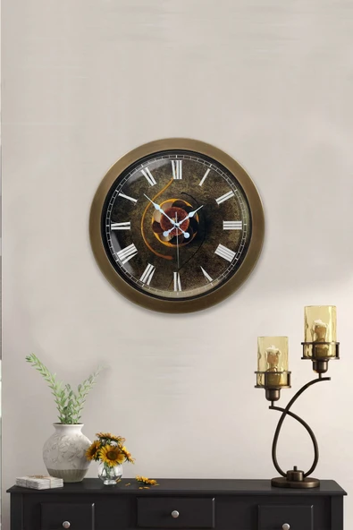 Kasva Concept Eskitme Metal Mutfak Duvar Saati 36 cm - 2