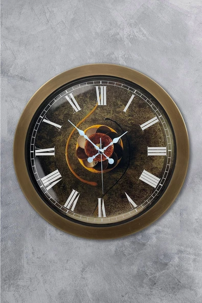 Kasva Concept Eskitme Metal Mutfak Duvar Saati 36 cm