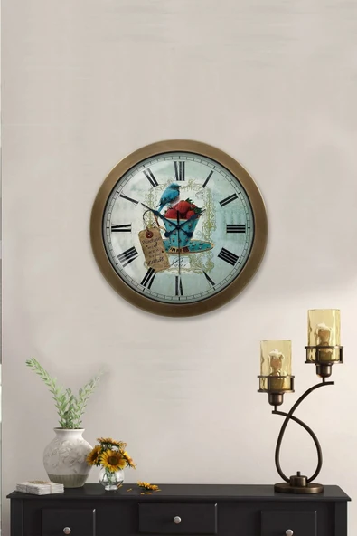 Kasva Concept Hediyelik 36 Cm Eskitme Metal Kitchen Duvar Saati - 3