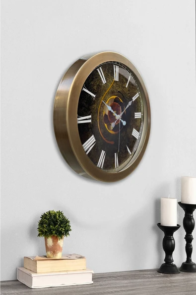 Kasva Concept Eskitme Metal Mutfak Duvar Saati 36 cm - 4