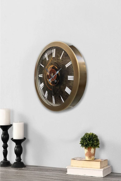 Kasva Concept Eskitme Metal Mutfak Duvar Saati 36 cm - 3