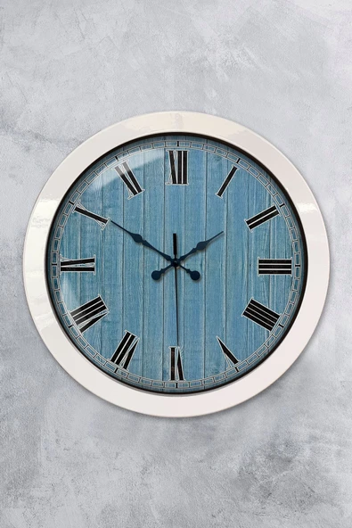 Kasva Concept Hediyelik 36 Cm Beyaz Metal Milano 2 Duvar Saati