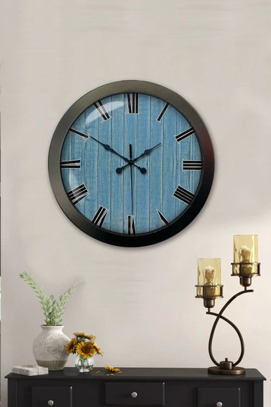 Kasva Concept Hediyelik 36 Cm Siyah Metal Milano 2 Duvar Saati - 2