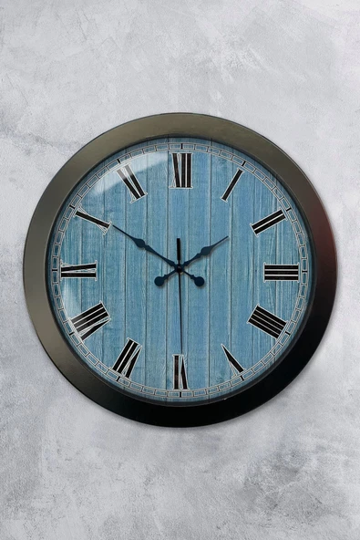 Kasva Concept Hediyelik 36 Cm Siyah Metal Milano 2 Duvar Saati