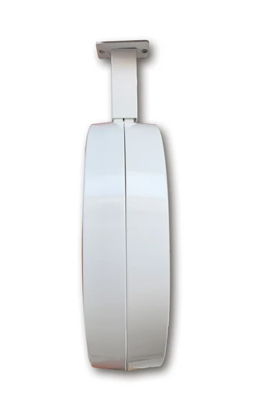 Kasva Concept Hediyelik 36 Cm Beyaz Metal Espresso Istasyon Tavan Saati - 3