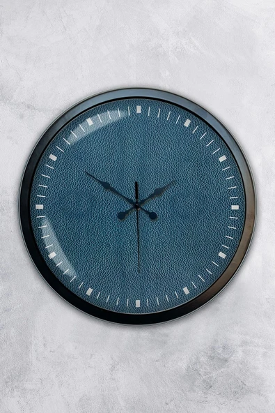 Kasva Concept Hediyelik 40 Cm Siyah Metal Cool Duvar Saati