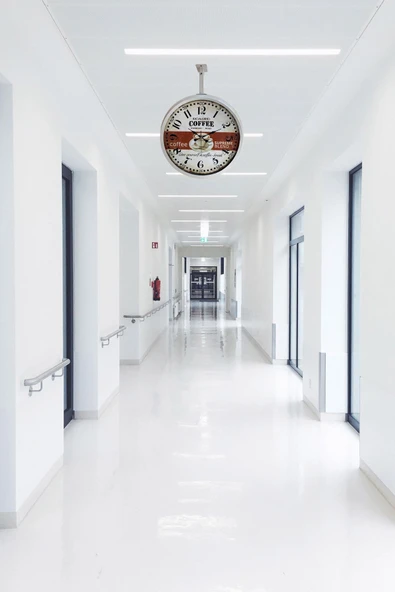 Kasva Concept Hediyelik 40 Cm Beyaz Metal Espresso Istasyon Tavan Saati - 3