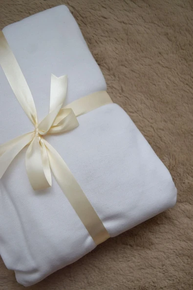 Lastikli Çarşaf Takımı Çift Kişilik 160x200 Beyaz Pamuk Penye Kumaş - Terletmeyen Kumaş - 6