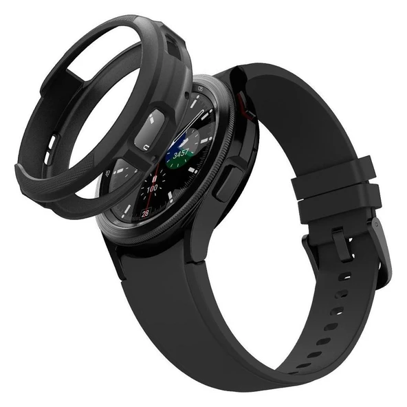 Galaxy Watch 4 Classic (42mm) ile Uyumlu Kılıf, Spigen Liquid Air Matte Black - 1