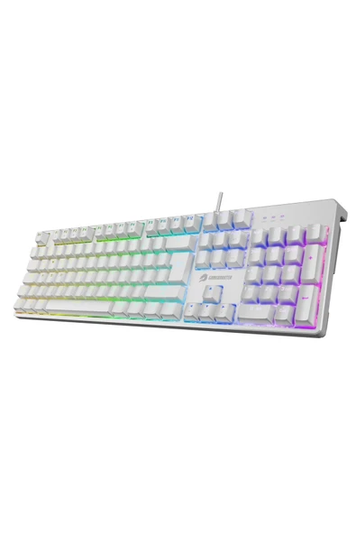 Gamebooster G24W Enigma Rainbow Aydınlatmalı Red Switch Mekanik Beyaz Oyun Klavyesi - 2
