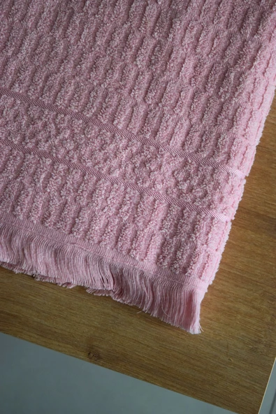 Pamuklu Banyo Havlusu Tekli 90x150/Yumuşak Ve Emici Kurulama Havlusu - 5