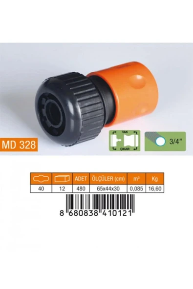 MEDALYAN 3/4 OTOMATİK HORTUM BAĞLANTISI