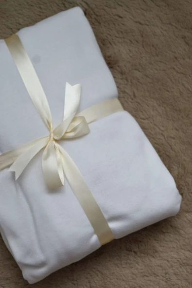 Lastikli Çarşaf Takımı Çift Kişilik 160x200 Beyaz Pamuk Penye Kumaş - Terletmeyen Kumaş - 4