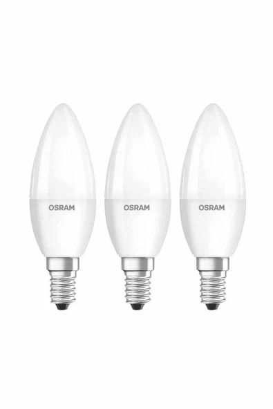 Osram Led Value 7W 2700K 1055lm E27 Duy Sarı Işık 3'lü Ampul ürün görseli