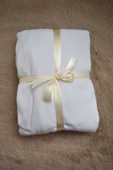 Lastikli Çarşaf Takımı Çift Kişilik 160x200 Beyaz Pamuk Penye Kumaş - Terletmeyen Kumaş - 5