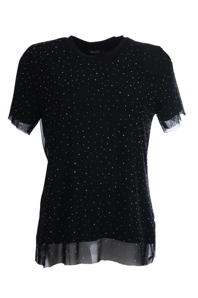 Ysatis Oversize Minimalist Kadın Bluz - Kısa Kol Yuvarlak Yaka - 2