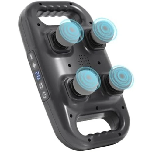 4 Başlıklı Masaj Tabancası - Ergonomik Derin Doku Sırt ve Boyun Masaj Aleti Ağrı ve Sızı Giderici - 3