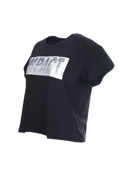 Ysatis Oversize Minimalist Kadın Bluz - Kısa Kol - Günlük - 6