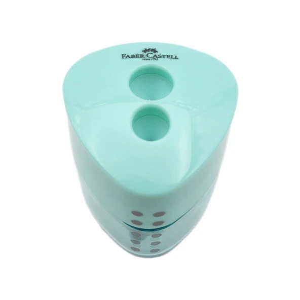 Faber Castell Grip Auto Çift Hazneli Kalemtıraş Pastel Renkler 183107 - 2