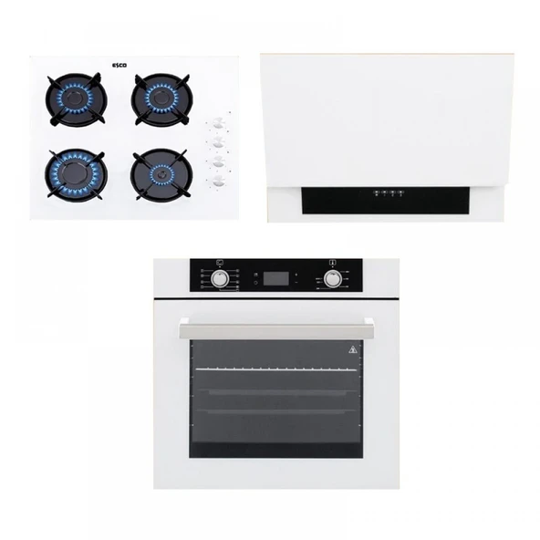 Bexel Ankastre Set Beyaz BAF-70W BAO-40 111 DA-55W