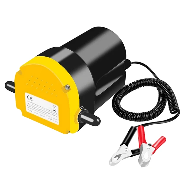 Araba Araç Otomobil Benzin Mazot Su Pompası 12V 60W Motor Yağı Yakıt Transfer İkmal Aktarma Pompası - 6