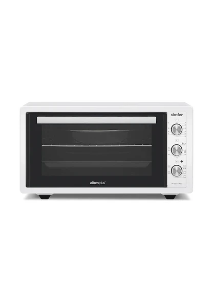 Simfer 4552 Çift Camlı 45 lt Beyaz Midi Fırın - 7