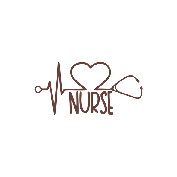 Nurse Araba Sticker 17x17 Cm Kahverengi ürün görseli