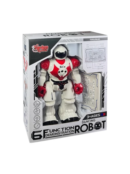 GGE-606-29 Kumandalı Işıklı Dansçı İnteraktif Robot Vardem Oyuncak - 1