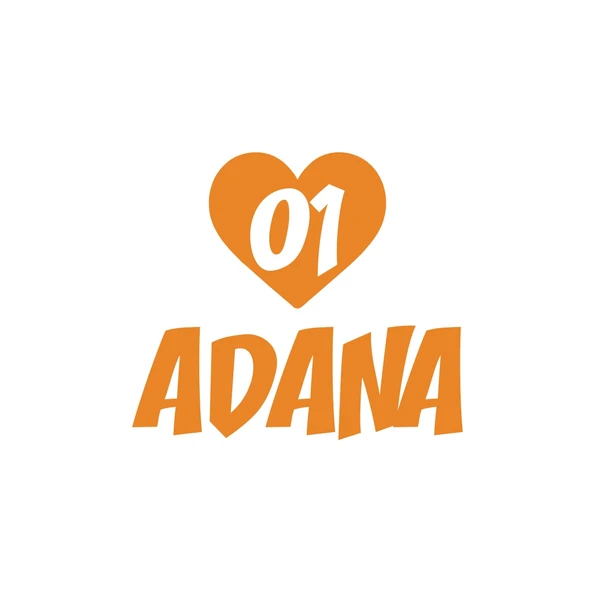 Kalpli 01 Adana Araba Sticker 17x17 Cm Turuncu ürün görseli