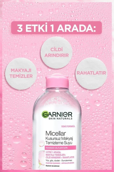 Micellar Kusursuz Makyaj Temizleme Suyu 200ml - Resim 3