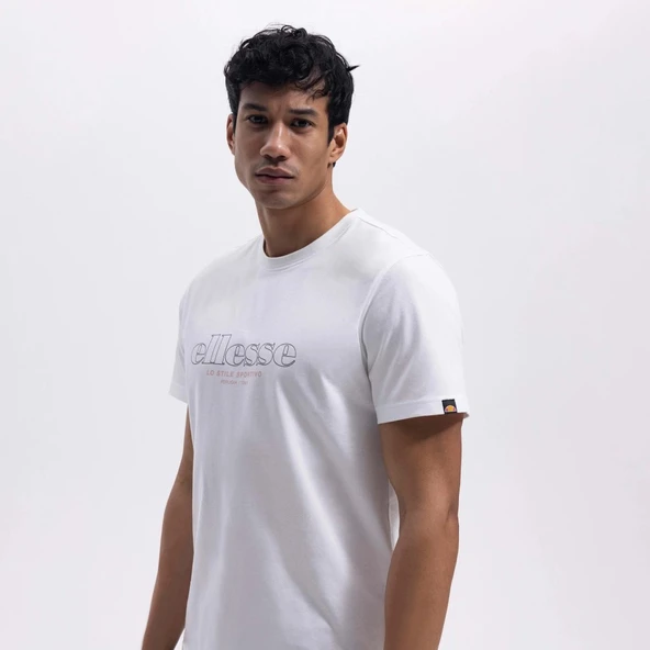 Ellesse Erkek Kırık Beyaz Tişört EM451-OF