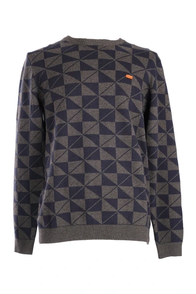 U.S. Polo Assn. Erkek Geometrik Desenli Uzun Kol Kazak - Minimalist Stil - 4