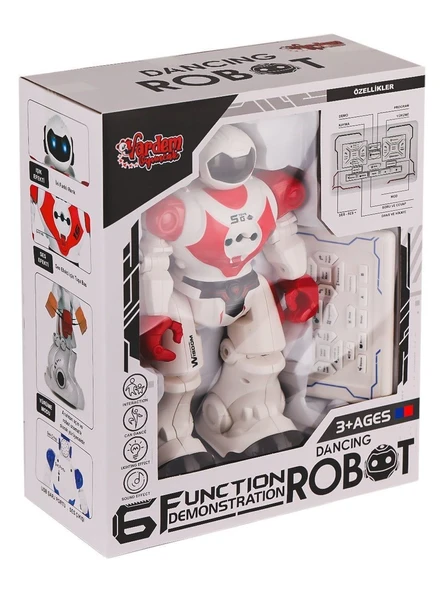 GGE-606-29 Kumandalı Işıklı Dansçı İnteraktif Robot Vardem Oyuncak - 2