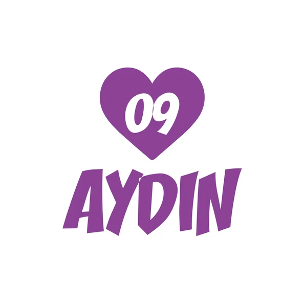 Kalpli 09 Aydın Araba Sticker 17x17 Cm Mor ürün görseli
