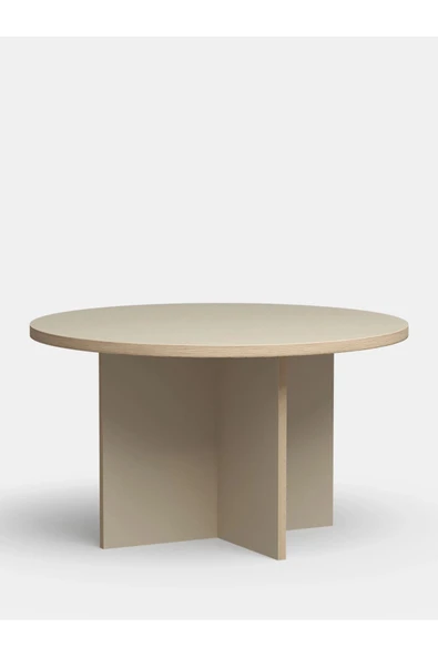 PASAWOODS Borma | Modern Yuvarlak Yemek Masası | Ø130 Cm | Sofra Masası - Kolay Kurulum | 130cm - 2