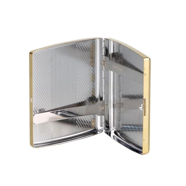 Jean Claude Altın Rengi Metal Sigara Tabakası - 600914 - 2