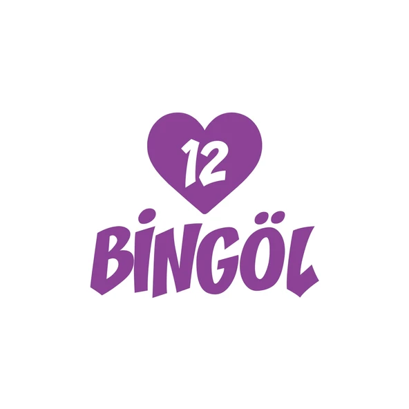 Kalpli 12 Bingöl Araba Sticker 17x17 Cm Mor