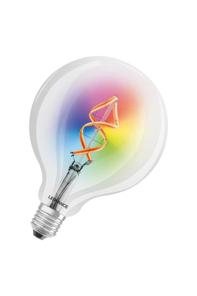 Ledvace Smart Led Globe Flament 4.5W 2700K RGBW 300lm E27 Duy WIFI Kontrollü Ampül - Resim 2