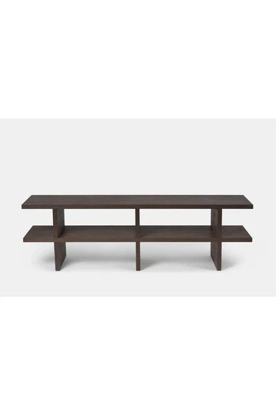 PASAWOODS Alongi | Doğal Ahşap Modern Tv Sehpası | Minimalist Tasarım | 140 Cm