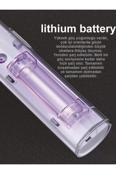 MTS520001 USB Şarjlı Uv Işıklı Elektrikli Sivrisinek Öldürücü Raket Sinek Öldürücü Sineksavar - 4