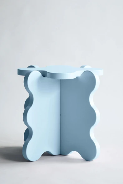 PASAWOODS Lumo | Bulut Tasarım Lake Tabure | Modern & Dekoratif Lake Tabure (45X40CM) - 4