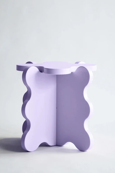 PASAWOODS Lumo | Bulut Tasarım Lake Tabure | Modern & Dekoratif Lake Tabure (45X40CM) - 4