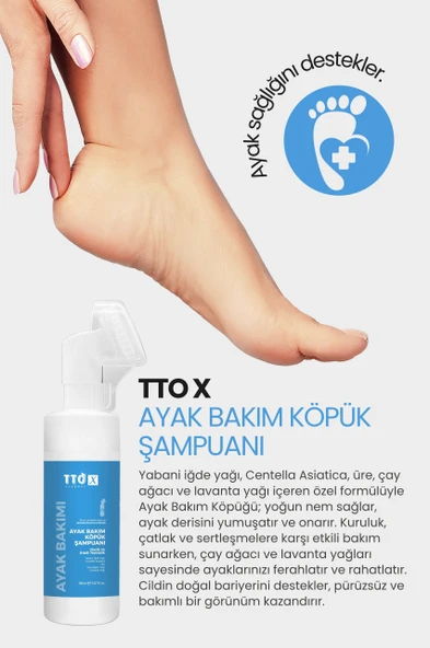 TTO-X Ayak Bakım Köpük Şampuanı - Resim 2