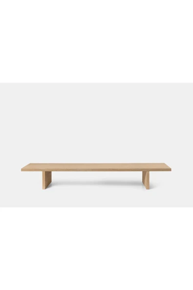 PASAWOODS Orto | Ahşap Alçak Bench | 138x34x20 Cm | Tv Ünitesi Altı, Sehpa Veya Ayakkabılık Kullanımı - 3