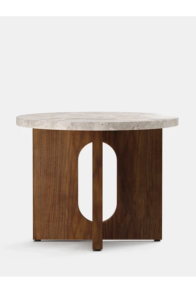 PASAWOODS Ultima | Doğal Meşe Yuvarlak Yan Sehpa | Ø50 Cm | Modern Ahşap Orta Sehpa - Kolay Kurulum - 2