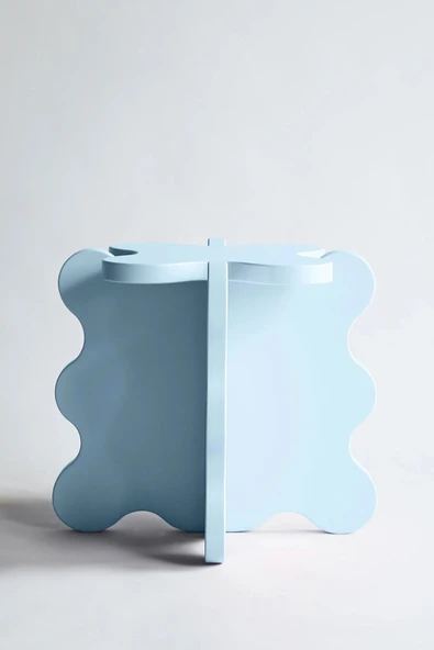 PASAWOODS Lumo | Bulut Tasarım Lake Tabure | Modern & Dekoratif Lake Tabure (45X40CM) - 3